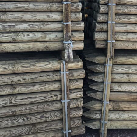 drewniane palisady